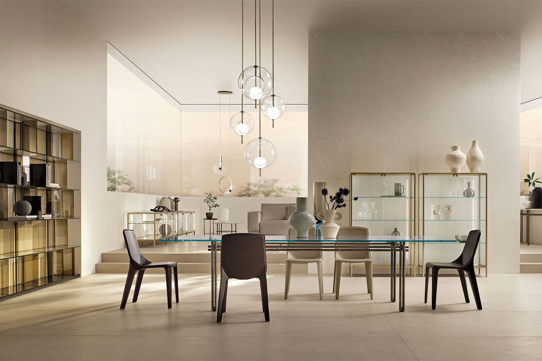 Cristaline Flat Dining Table Dining Tables Fiam Italia