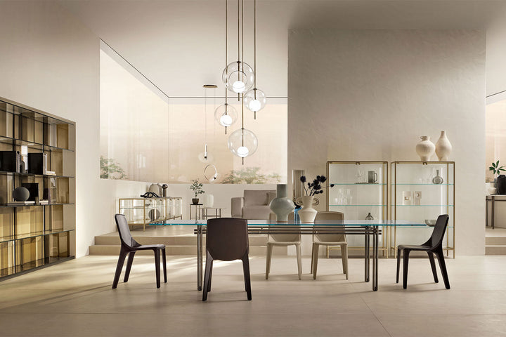 Cristaline Flat Dining Table Dining Tables Fiam Italia