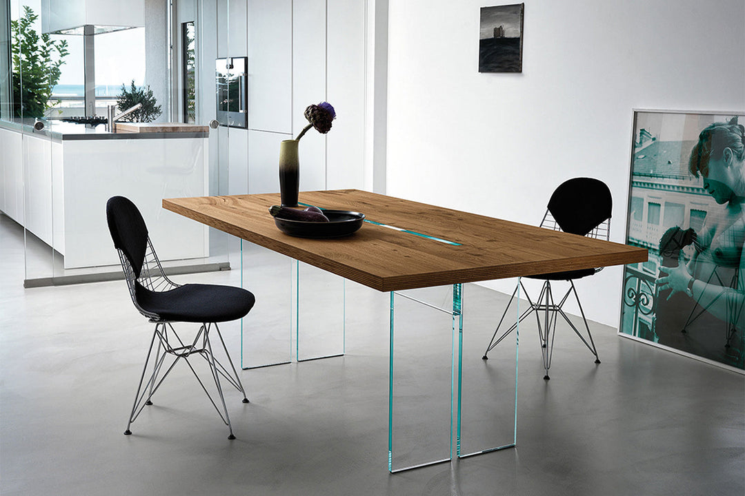 LLT Wood Dining Table Dining Tables Fiam Italia
