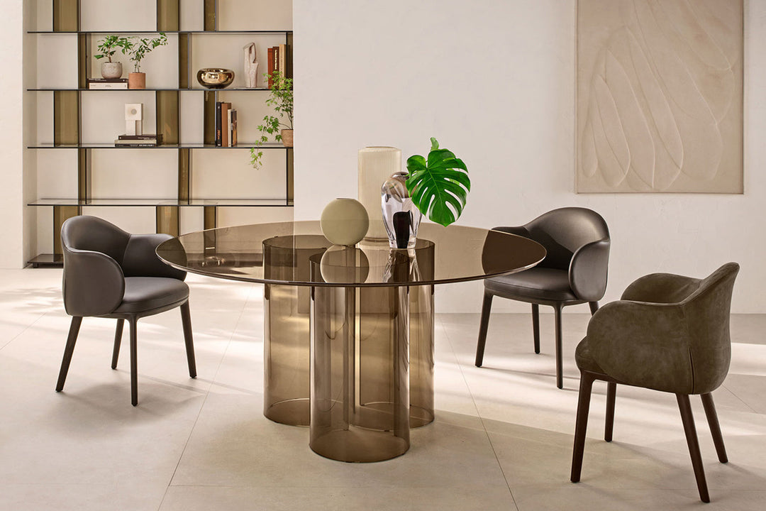 Luxor Round Dining Table Dining Tables Fiam Italia