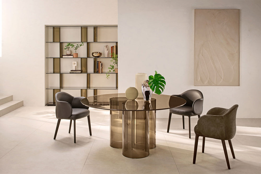 Luxor Round Dining Table Dining Tables Fiam Italia