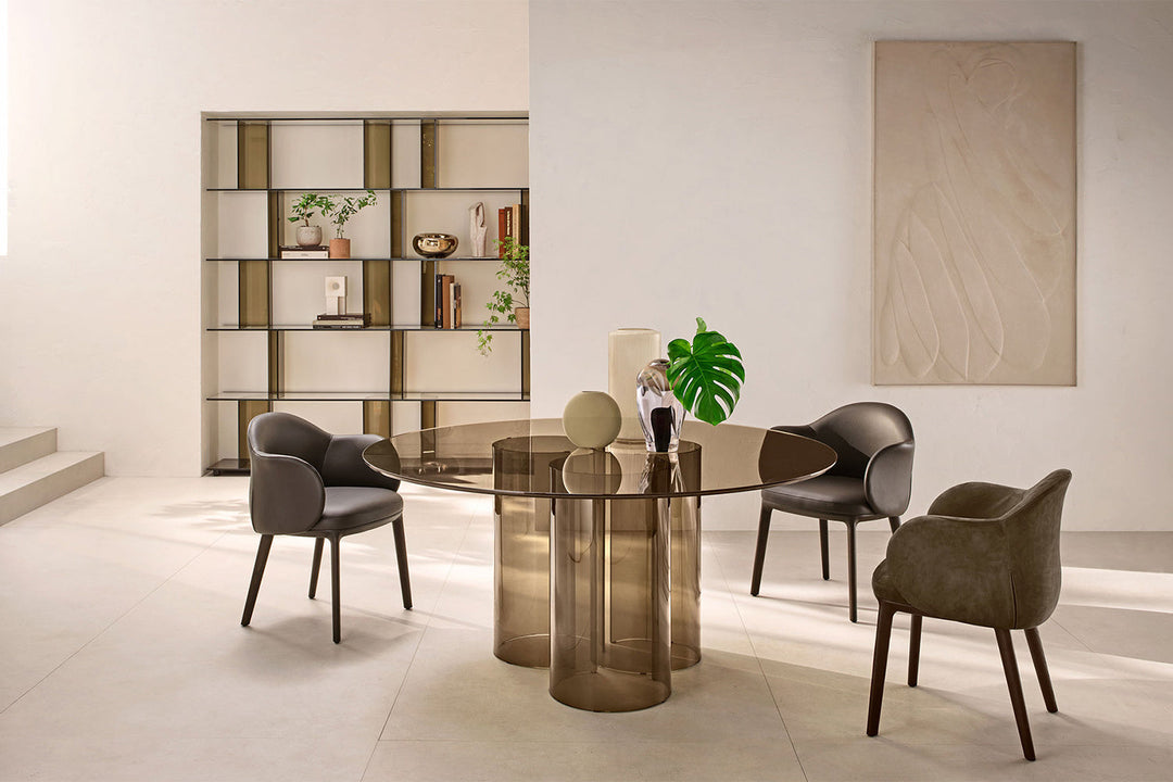 Luxor Round Dining Table Dining Tables Fiam Italia