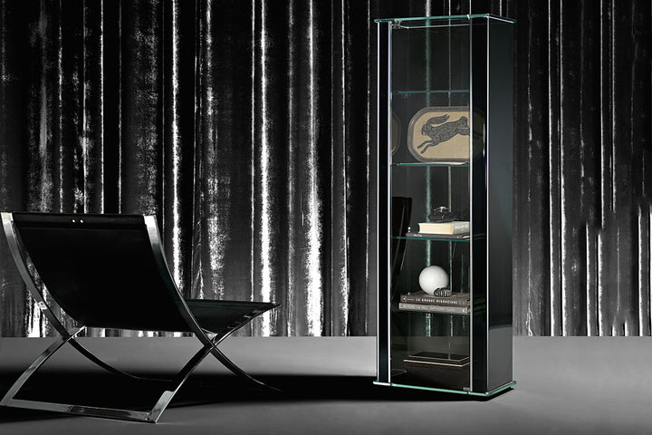 Milo Day Glass Curio Display Cabinets Fiam Italia
