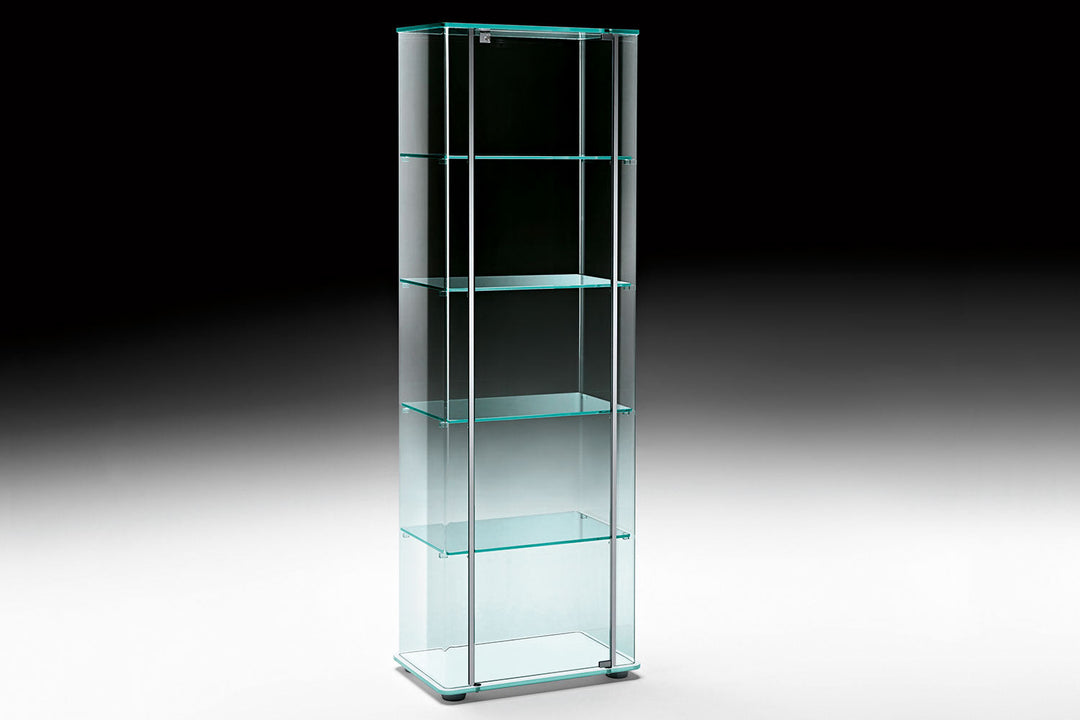 Milo Day Glass Curio Display Cabinets Fiam Italia