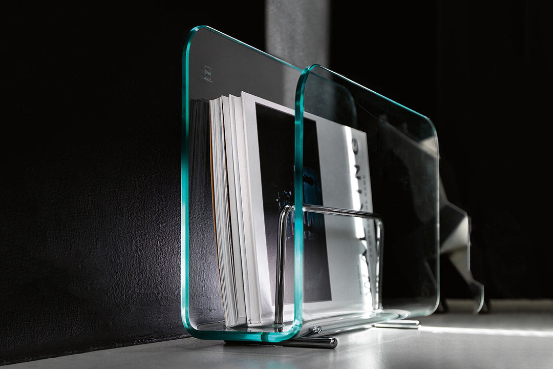 Vogue Glass Magazine Rack Magazine Racks Fiam Italia