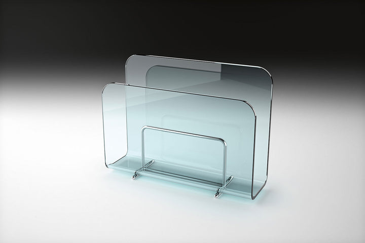 Vogue Glass Magazine Rack Magazine Racks Fiam Italia