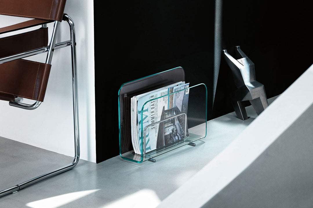 Vogue Glass Magazine Rack Magazine Racks Fiam Italia