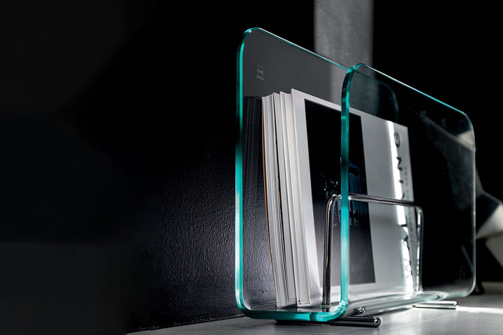 Vogue Glass Magazine Rack Magazine Racks Fiam Italia