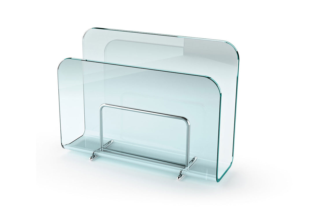 Vogue Glass Magazine Rack Magazine Racks Fiam Italia