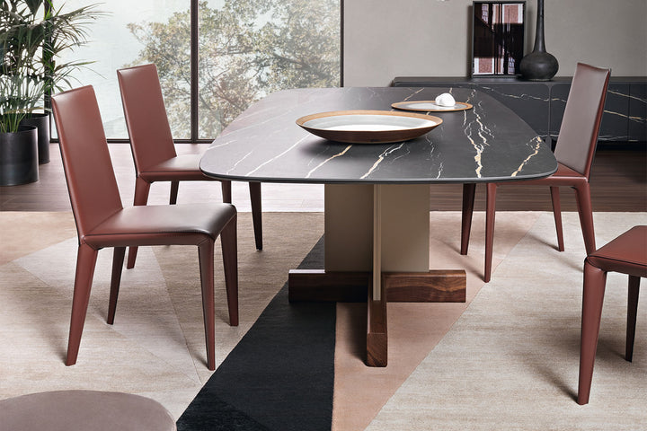 Filly Hard Leather Dining Chair Bonaldo