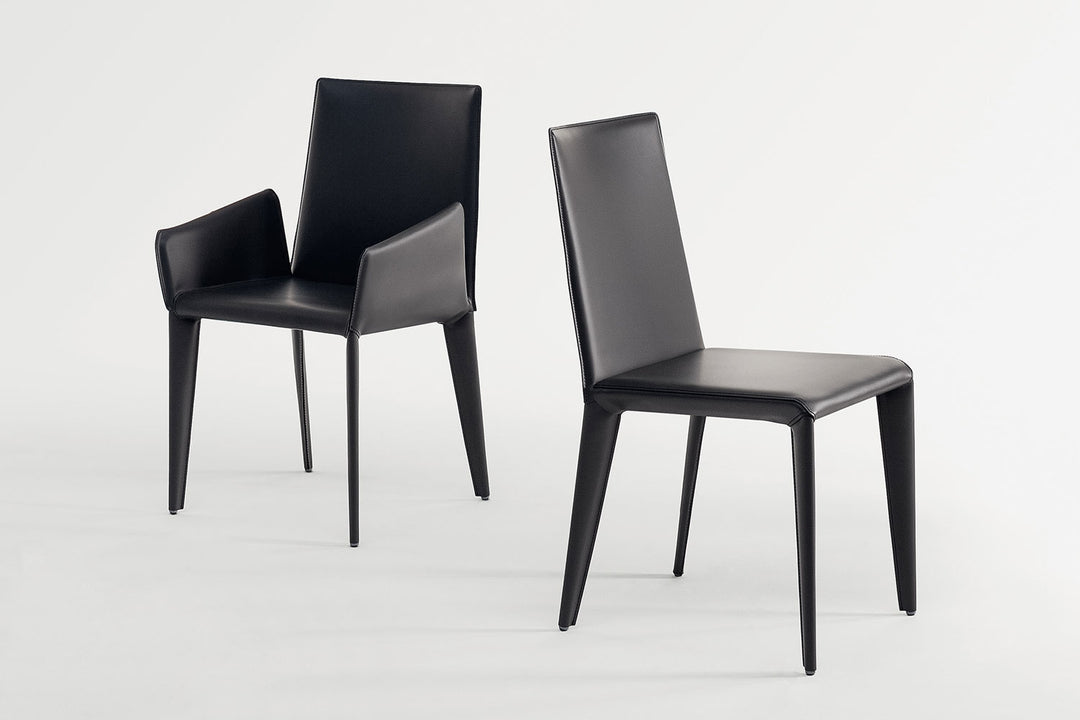 Filly Hard Leather Dining Chair Bonaldo