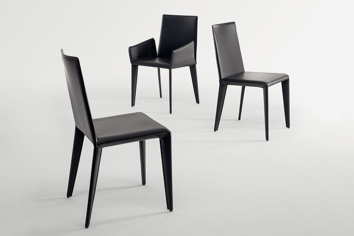 Filly Hard Leather Dining Chair Bonaldo