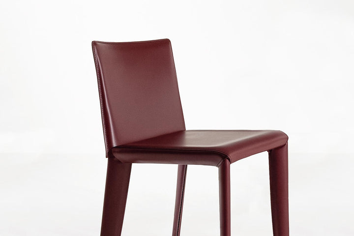 Filly Up Too Hard Leather Bar Stool Bonaldo