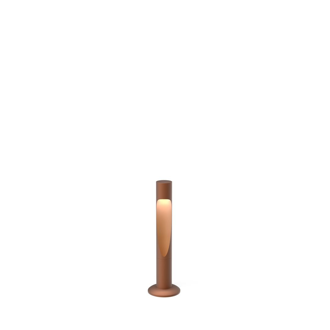 Flindt Garden Outdoor Bollard Light without Power Supply Louis Poulsen Corten Short / 2700K - Warm White Anchor
