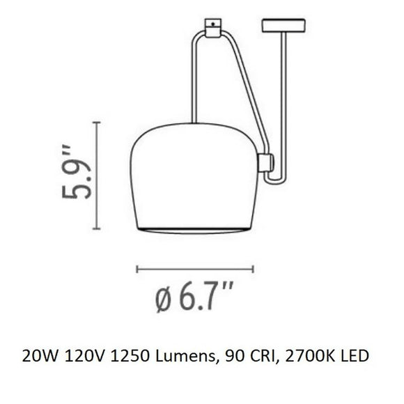 Aim Small Single Pendant Light Lighting FLOS