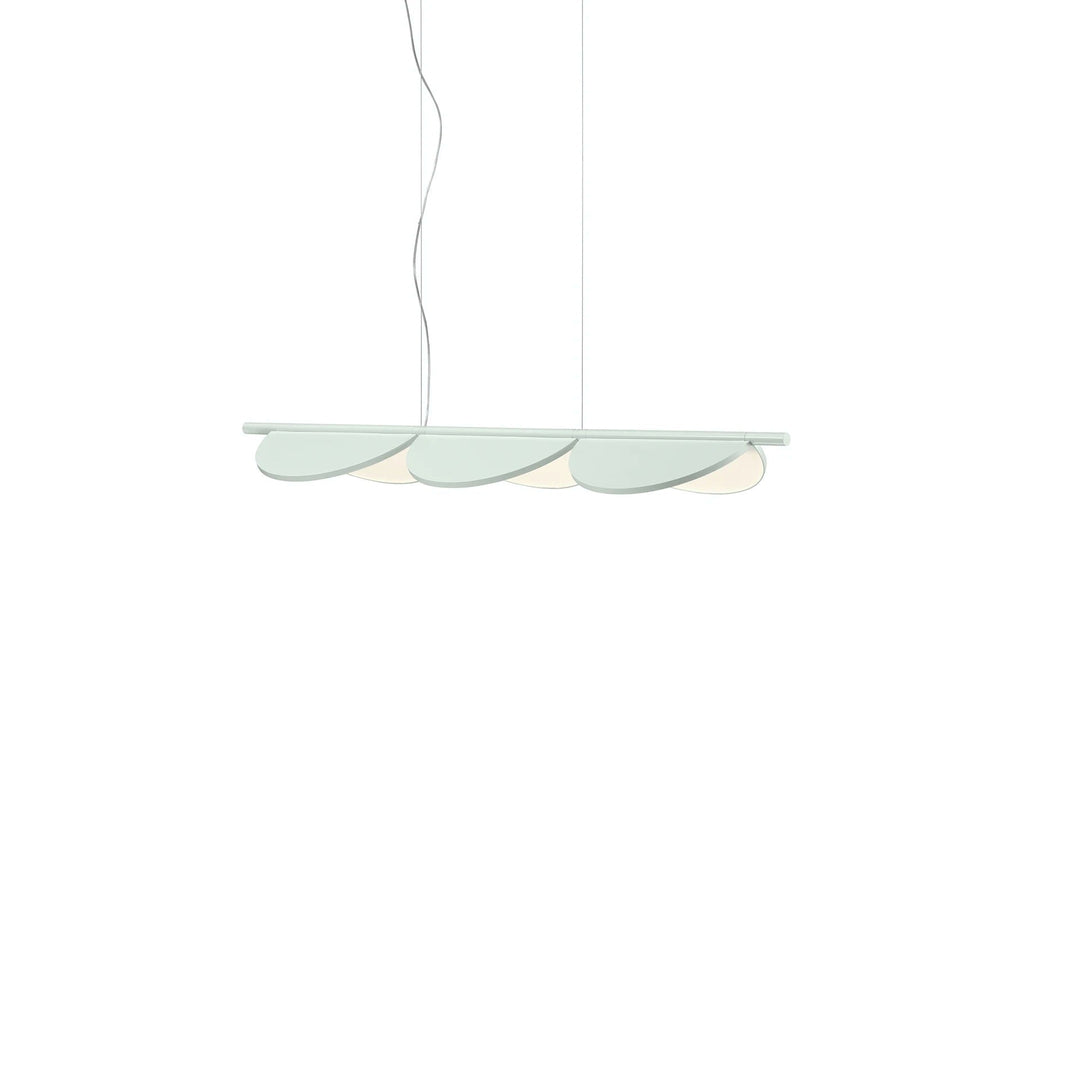 Almendra Linear Pendant Light FLOS Off White 3 Lights White Primer
