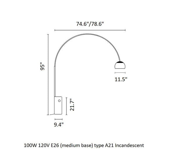 Arco K Limited Edition Floor Lamp FLOS