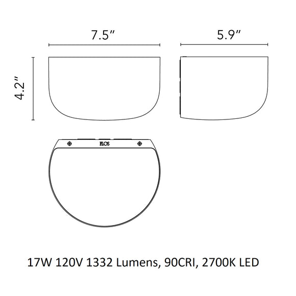 Bellhop Wall Sconce Wall Light Fixtures FLOS