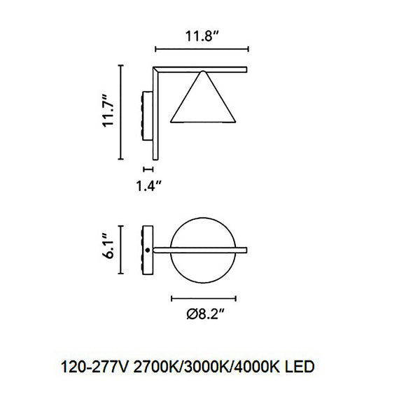 Captain Flint Outdoor Wall Sconce FLOS
