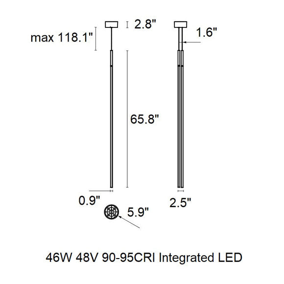 My Circuit Line Pendant Light Lighting FLOS