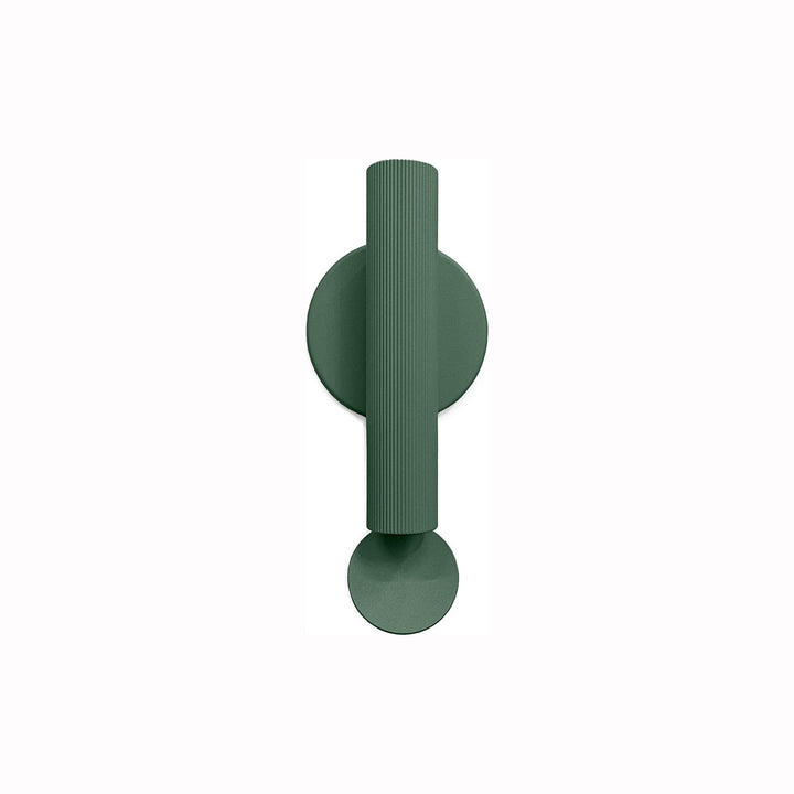Flauta Riga Outdoor Wall Sconce FLOS Forest Green Small: 8.9 in height 2700K - Warm White