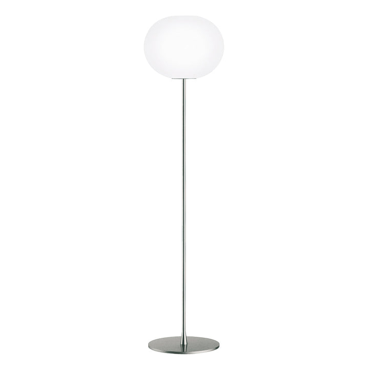 Glo-Ball Floor Lamp Floor Lamps FLOS Silver Large: 72.8 in height