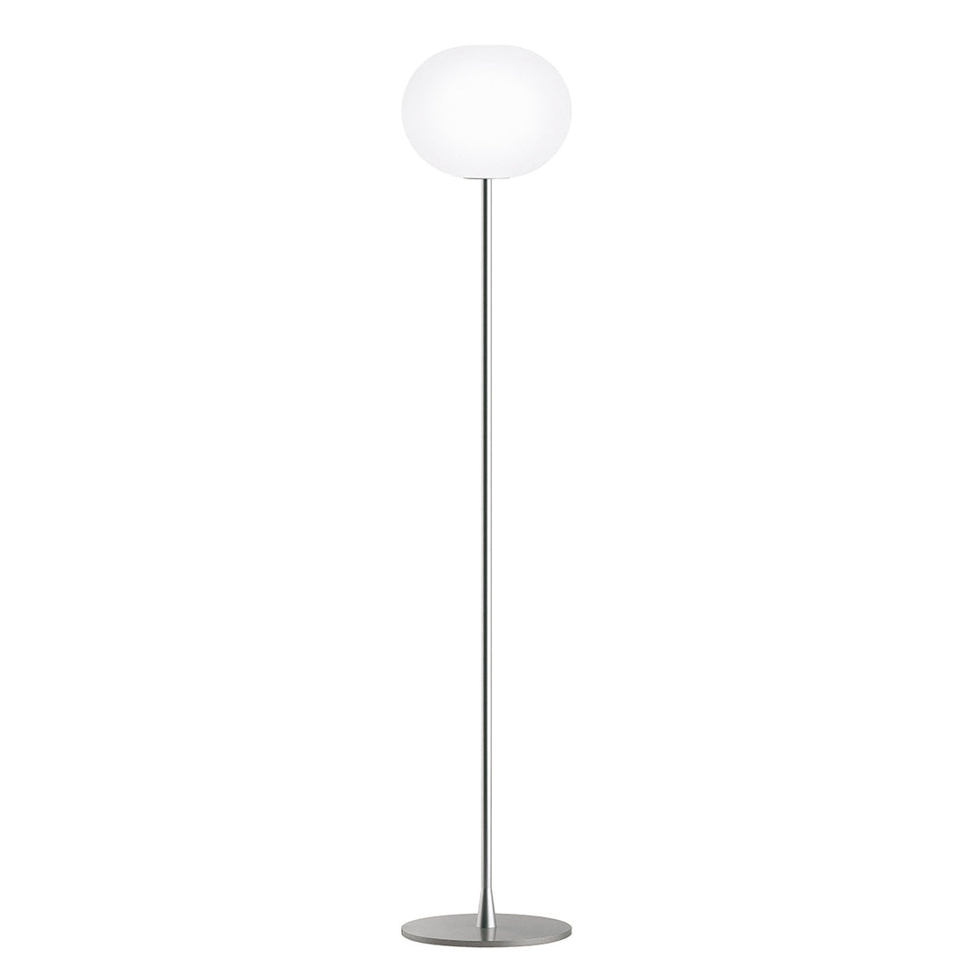 Glo-Ball Floor Lamp Floor Lamps FLOS Silver Medium: 68.9 in height