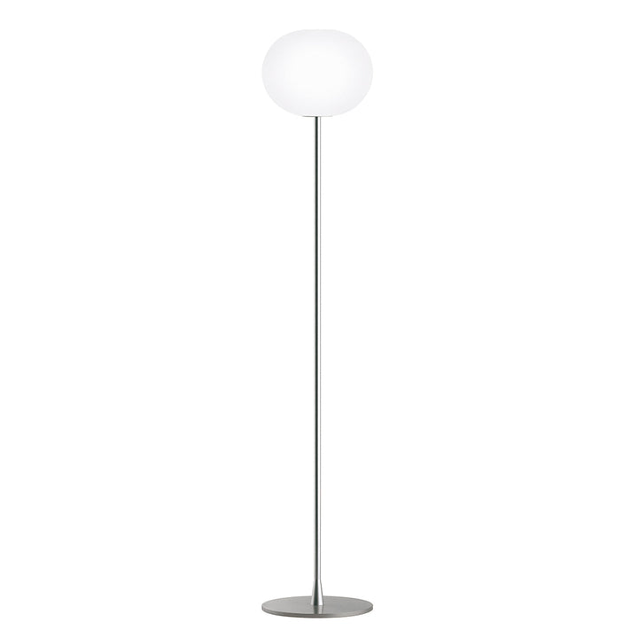 Glo-Ball Floor Lamp Floor Lamps FLOS Silver Medium: 68.9 in height