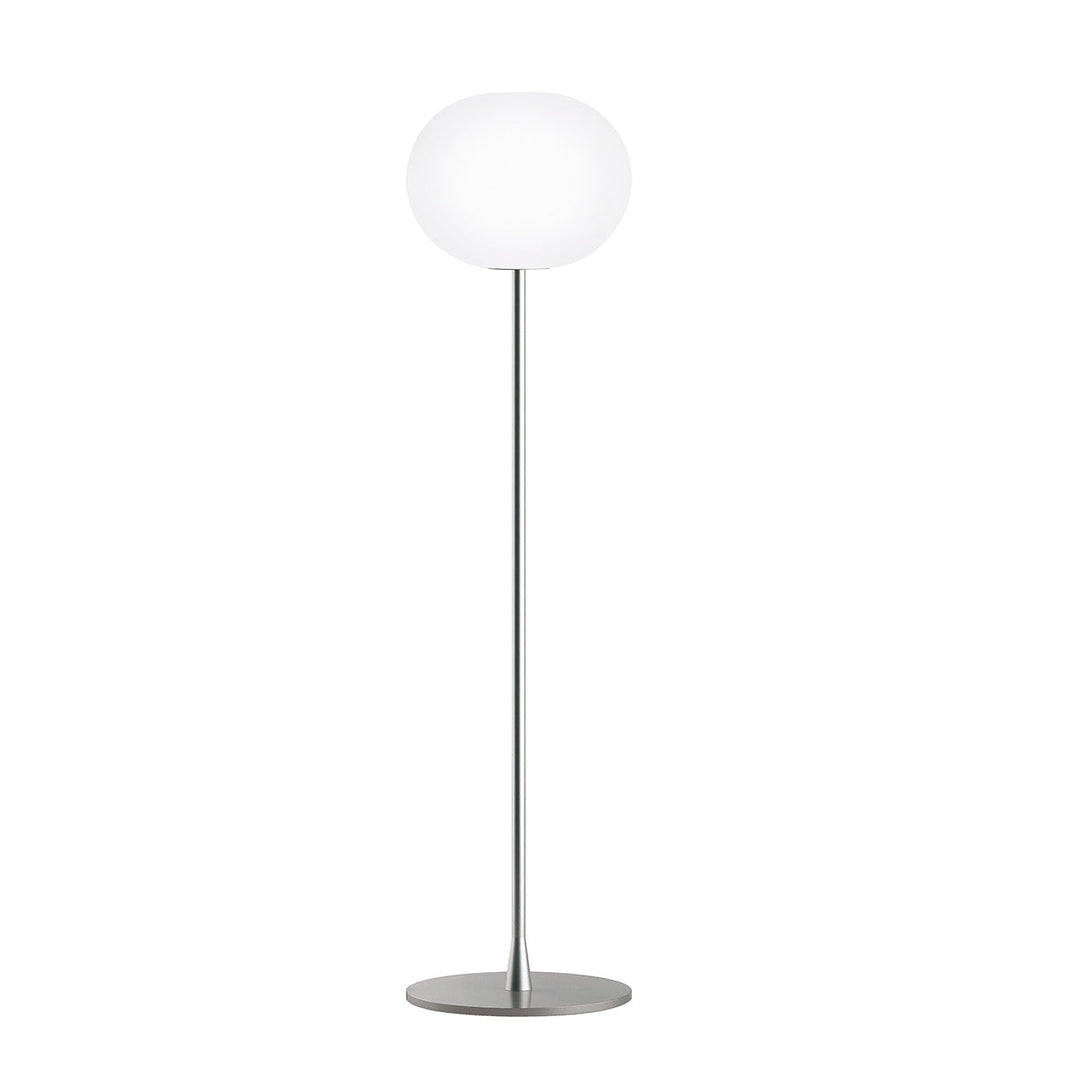 Glo-Ball Floor Lamp Floor Lamps FLOS Silver Small: 53.1 in height