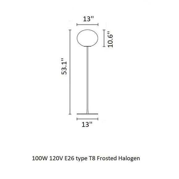 Glo-Ball Floor Lamp Floor Lamps FLOS