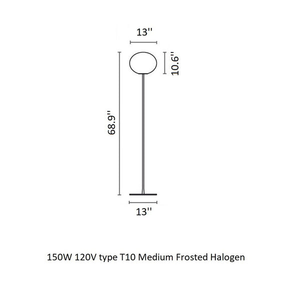 Glo-Ball Floor Lamp Floor Lamps FLOS