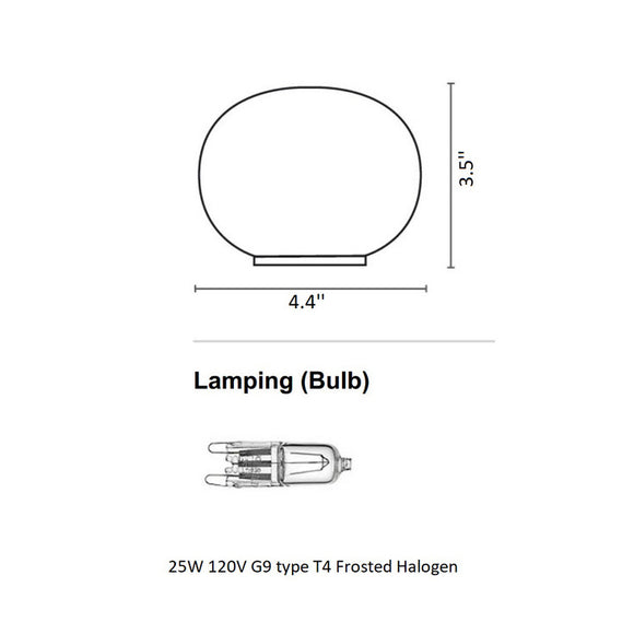Glo-Ball Table Lamp Table Lamps FLOS