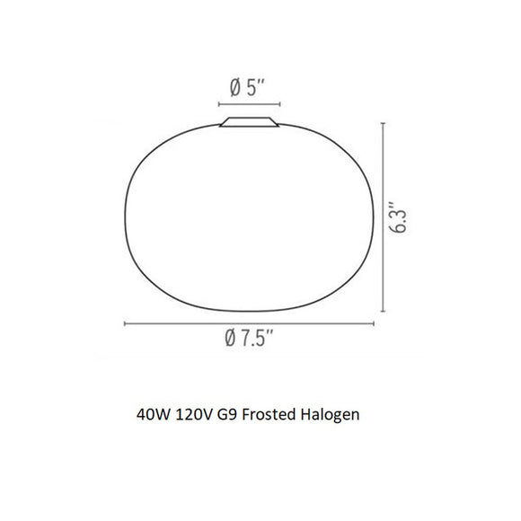Glo-Ball Wall/Ceiling Light Lighting Fixtures FLOS