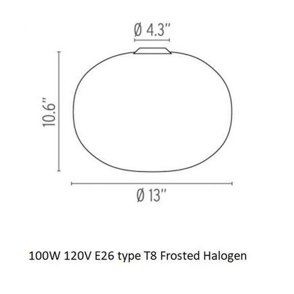 Glo-Ball Wall/Ceiling Light Lighting Fixtures FLOS