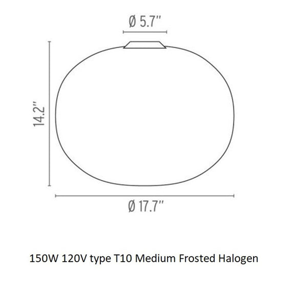 Glo-Ball Wall/Ceiling Light Lighting Fixtures FLOS