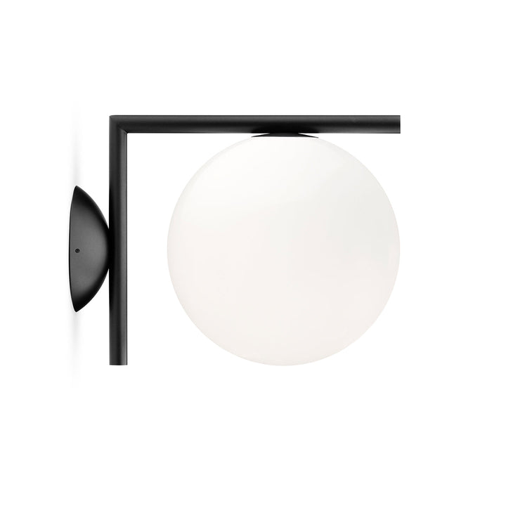 IC Lights Wall / Ceiling Light Lighting Fixtures FLOS Black Small: 9.8 in width