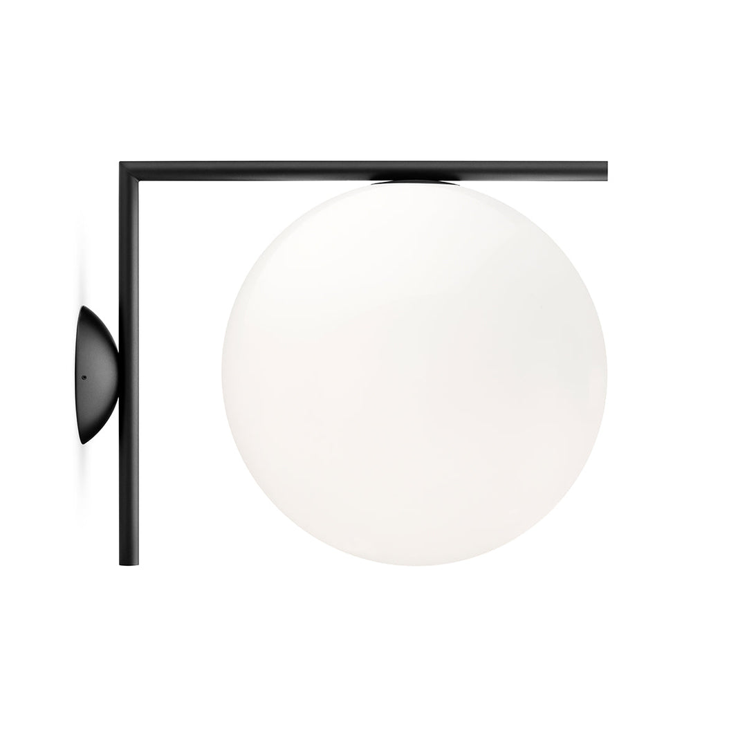 IC Lights Wall / Ceiling Light Lighting Fixtures FLOS Black Large: 16 in width
