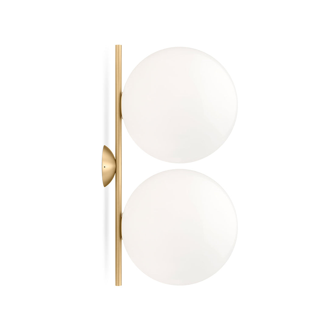IC Lights Double Wall / Ceiling Light Wall Light Fixtures FLOS Brass