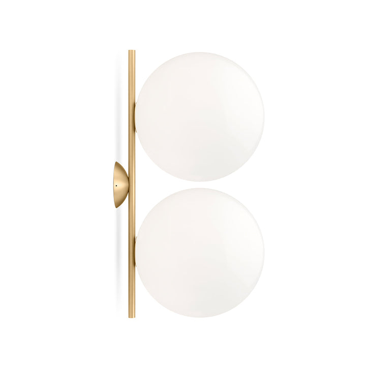IC Lights Double Wall / Ceiling Light Wall Light Fixtures FLOS Brass