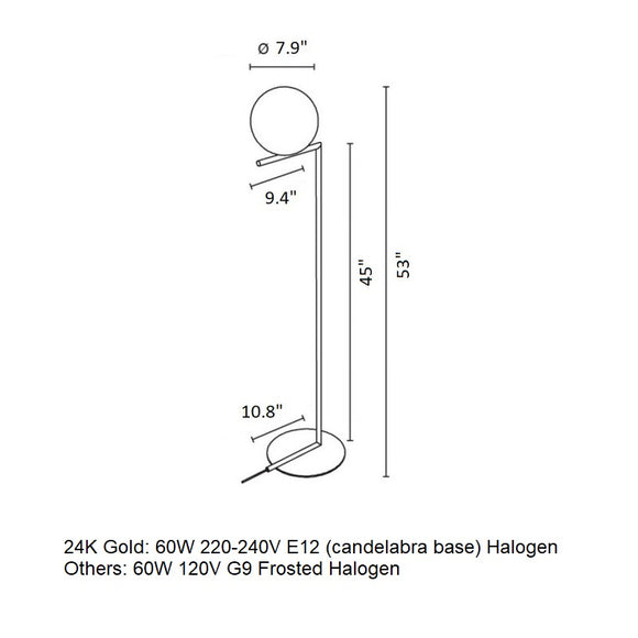 IC Lights Floor Lamp - Italian Luxury Interiors