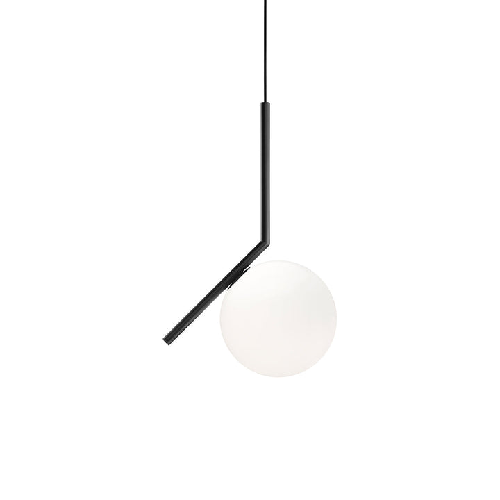 IC Lights Pendant Light Lighting FLOS Black Small: 7.9 in width