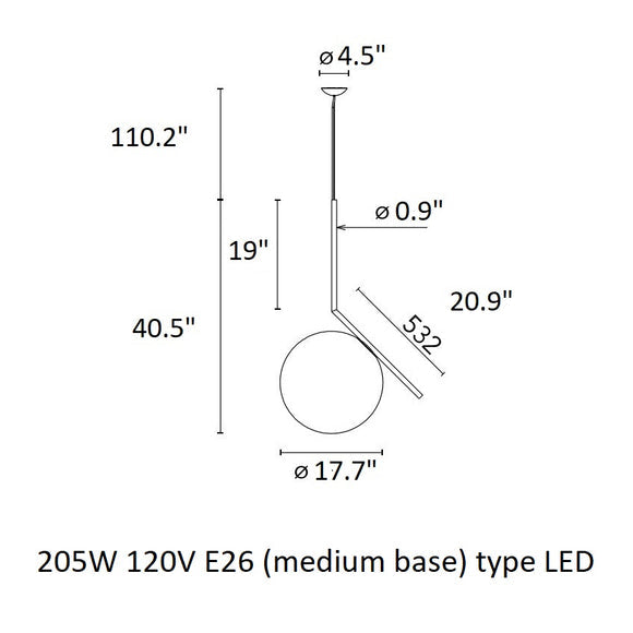 IC Lights Pendant Light Lighting FLOS
