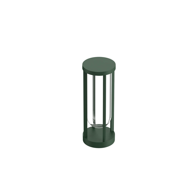 In Vitro Outdoor Bollard Light FLOS Forest Green / 3000K - Soft White Small: 15.75 in height 0-10V Dimmer