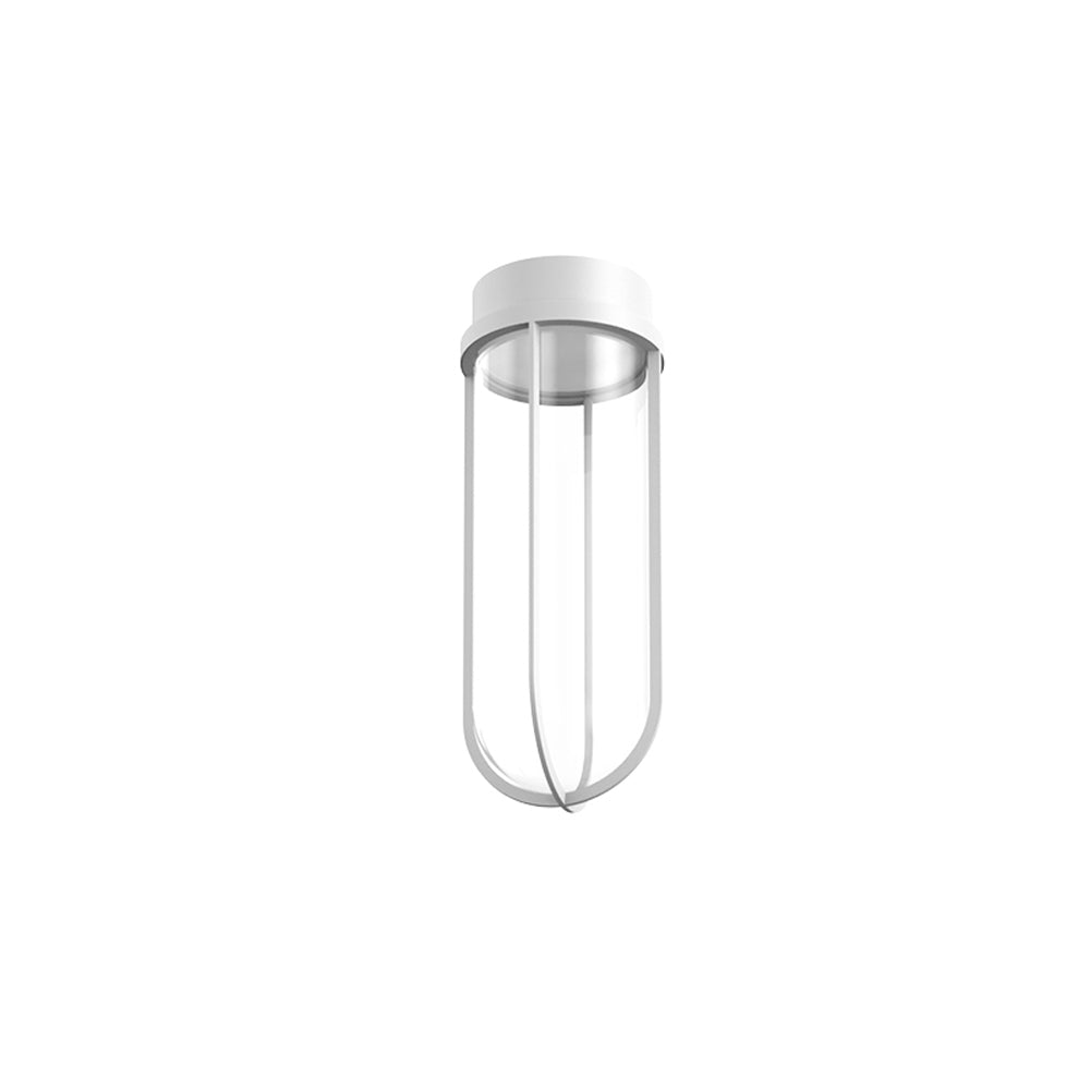In Vitro Outdoor Flush Mount FLOS White 2700K - Warm White 0-10V Dimmer