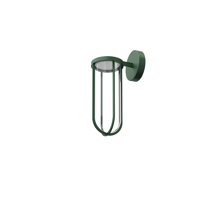In Vitro Outdoor Wall Light FLOS Forest Green 2700K - Warm White 0-10V Dimmer