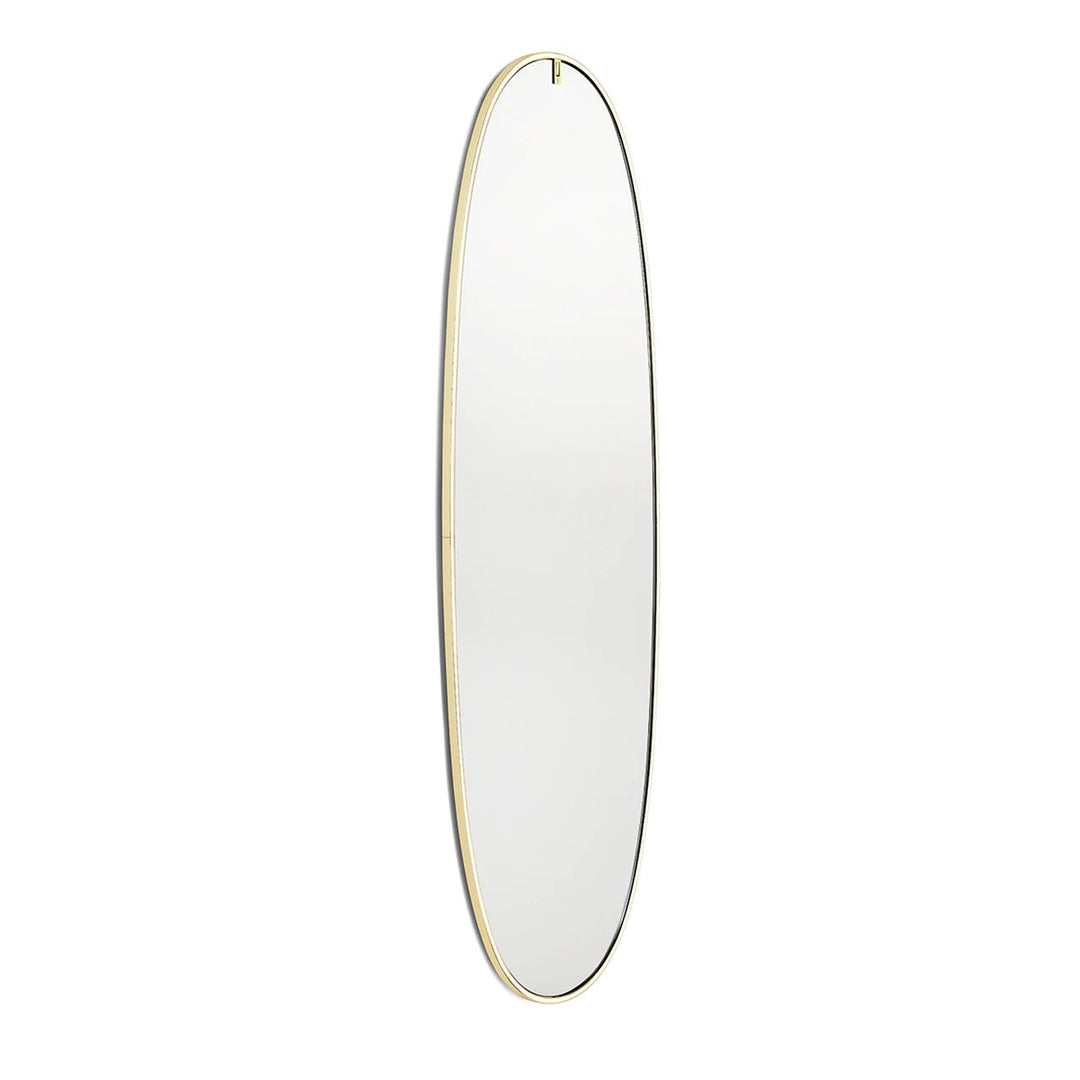 La Plus Belle Wall-Mounted Mirror with Integrated LED lights Mirrors FLOS Gold Plug-in