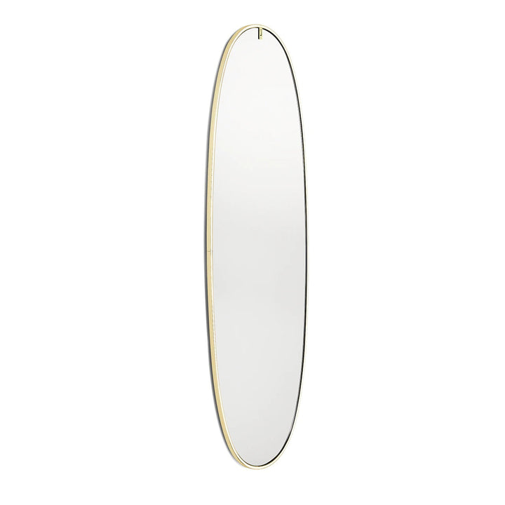 La Plus Belle Wall-Mounted Mirror with Integrated LED lights Mirrors FLOS Gold Plug-in