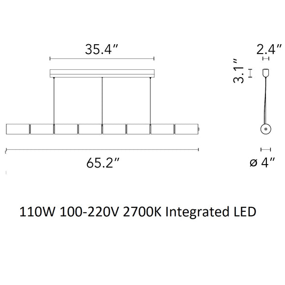 Luce Orizzontale Pendant Light FLOS