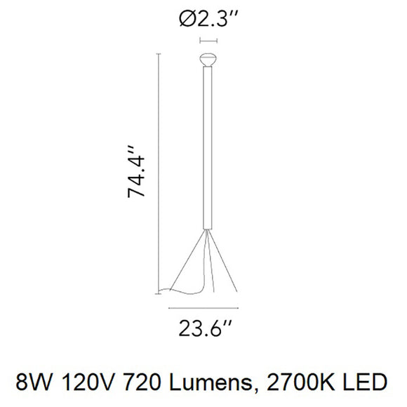 Luminator Floor Lamp Floor Lamps FLOS