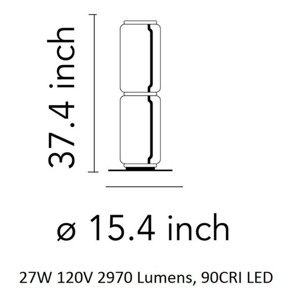 Noctambule 450 Floor Lamp Floor Lamps FLOS